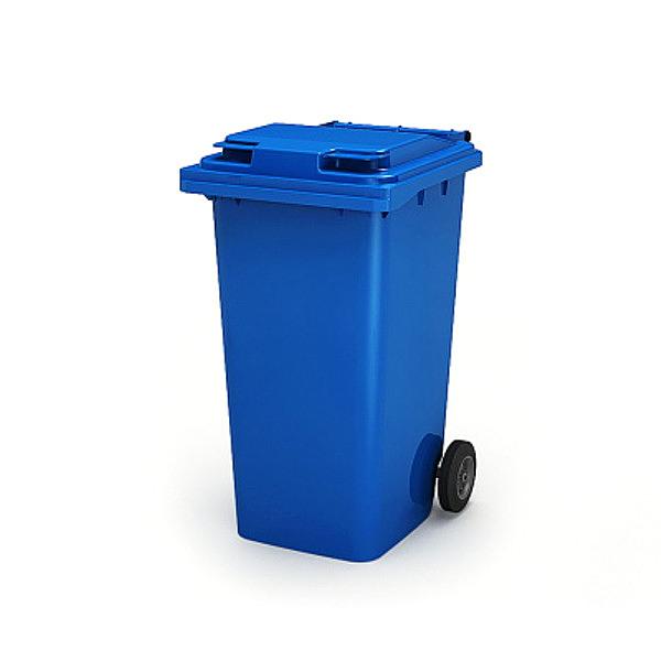 Мусорный бак на колесах Plast 240 литров фото 1