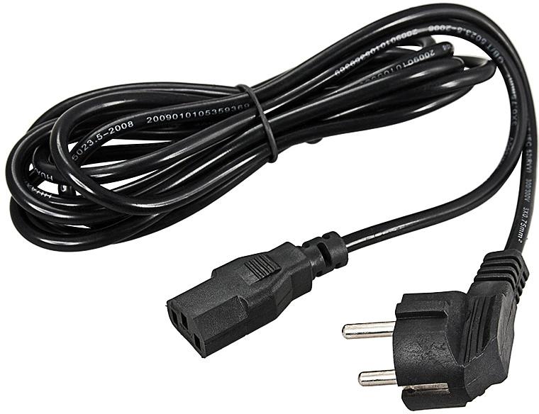 Шнур питания Rexant 11-1131 C13-Schuko проводник.:3x0.75мм2 1.8м 220В 6А (упак.:1шт) черный фото 1