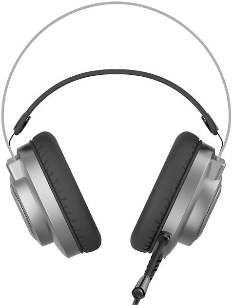Наушники с микрофоном A4Tech Bloody J200S серый 2м мониторные USB оголовье (J200S) фото 3