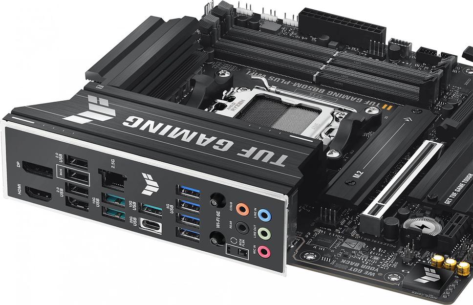 Материнская плата Asus TUF GAMING B850M-PLUS WIFI SocketAM5 AMD B850 4xDDR5 mATX AC`97 8ch(7.1) 2.5Gg RAID+HDMI+DP фото 8