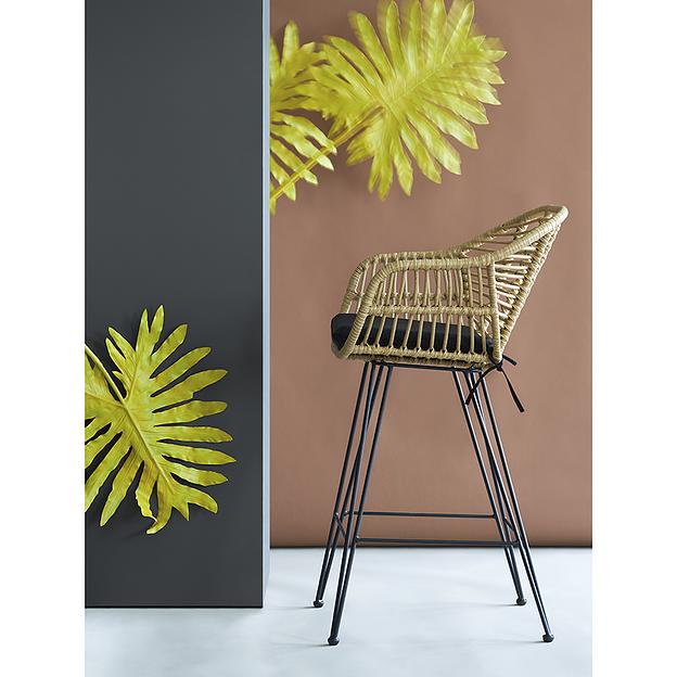 Стул полубарный Vetle Bent, ротанг фото 6