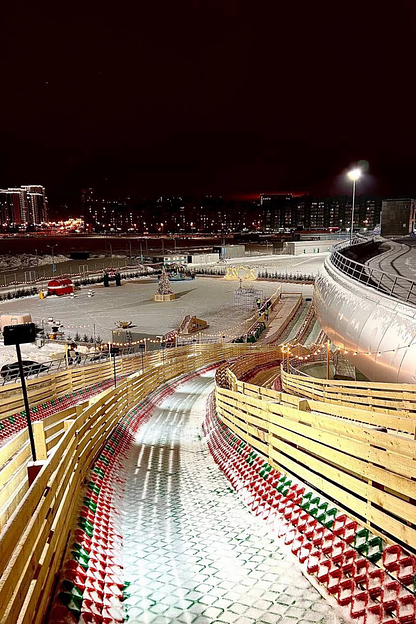 Покрытие для игровых площадок Snowtech цвет оранжевый ОПТ фото 9