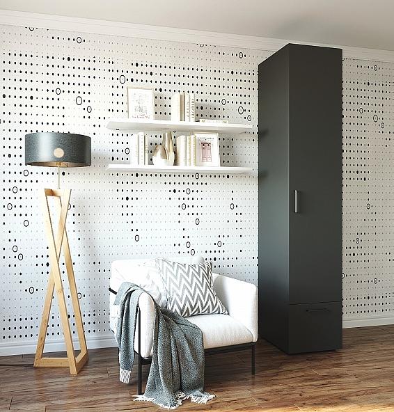 Шкаф распашной Sanvut 450х500х2325 мм ОПТ фото 2