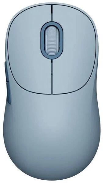 Мышь Xiaomi Wireless Mouse 3 синий оптическая 1200dpi silent беспров. BT/Radio для ноутбука (BHR8914GL) фото 1