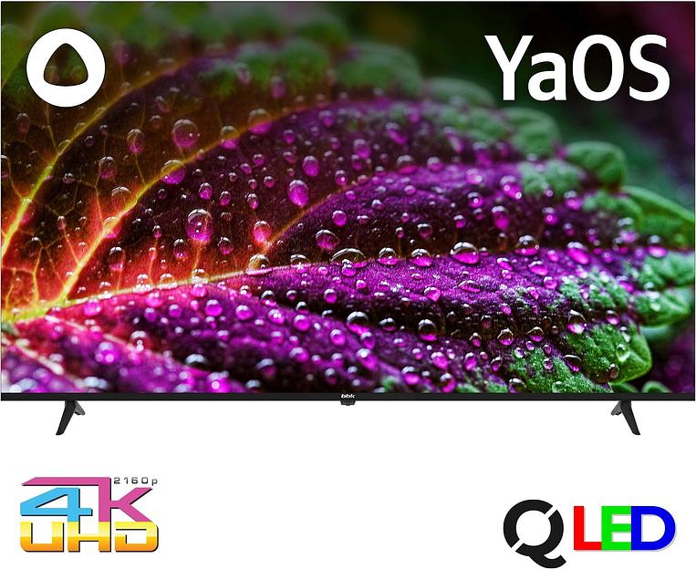 Телевизор QLED BBK 65" 65LED-9220/UTS2C (B) Яндекс.ТВ Frameless черный/черный 4K Ultra HD 60Hz DVB-T2 DVB-C DVB-S2 USB WiFi Smart TV (RUS) фото 2