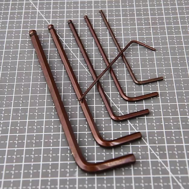 Ключ Deli Набор шестигранных ключей с шаром удлиненных Deli DL230709G 9 шт S2, размеры 1,5,2,2,5,3,4,5,6,8,10мм, пластиковый держатель фото 2