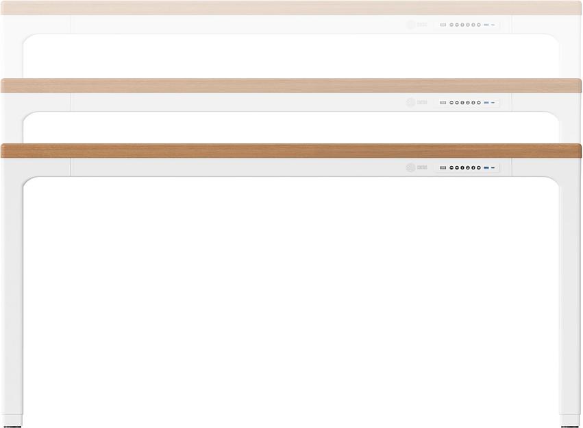 Стол для компьютера Cactus CS-ET-WWD столешница МДФ белый дуб молочный каркас белый фото 7