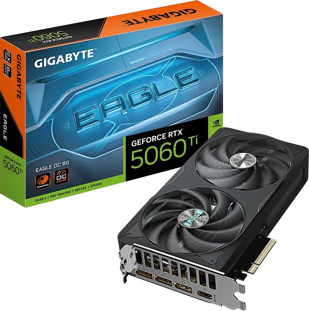 Видеокарта Gigabyte PCI-E 5.0 GV-N506TEAGLE OC-8GD 1.0 NVIDIA GeForce RTX 5060TI 8Gb 256bit GDDR7 2805/28000 HDMIx1 DPx3 HDCP Ret фото 10