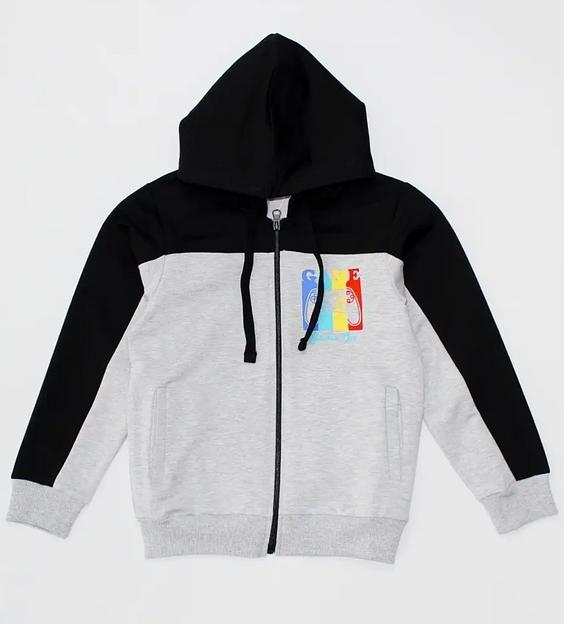 Толстовка с капюшоном на молнии 75394584 ОПТ фото 1