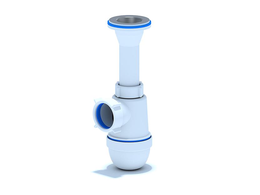 Сифон для умывальника АНИ 1 1/4'X40 литой выпуск фото 1