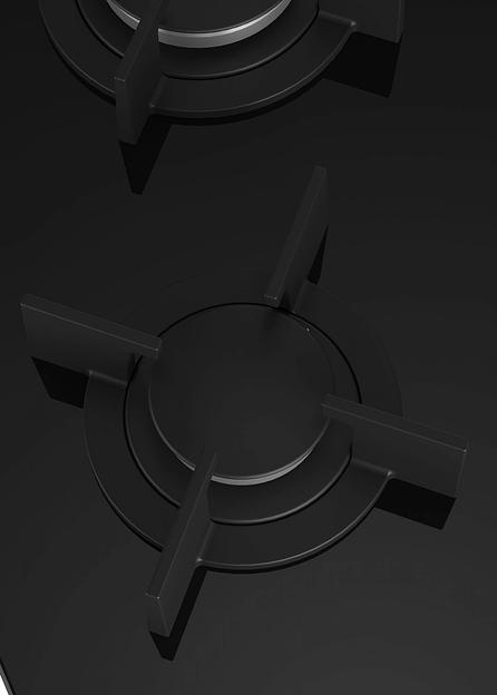 Газовая варочная поверхность Beko HING642202SB черный фото 5