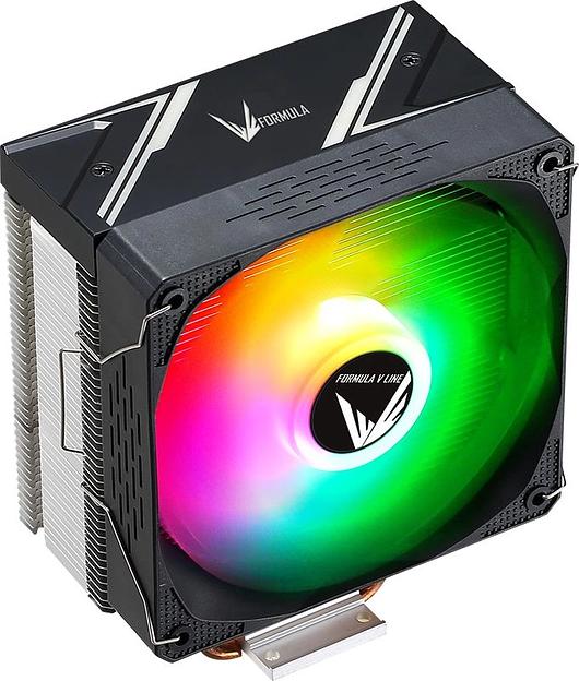 Устройство охлаждения(кулер) Formula Ice Burg Plus ARPW 4P ARGB Soc-AM5/AM4/1151/1200/1700 черный 4-pin 17-34dB 200W Ret фото 3