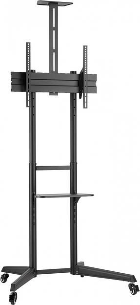 Подставка для телевизора Ultramounts UM 268 черный 37"-75" макс.50кг напольный мобильный фото 1