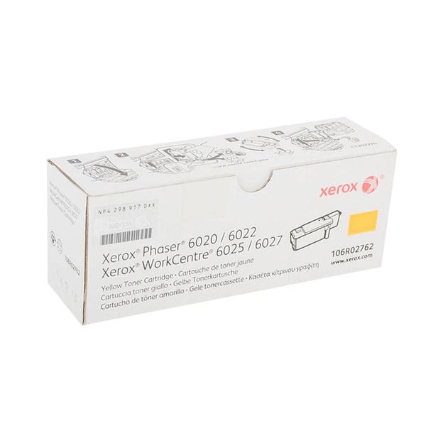 Тонер-картридж стандартной емкости Xerox 106R02762 (жёлтый) фото 1