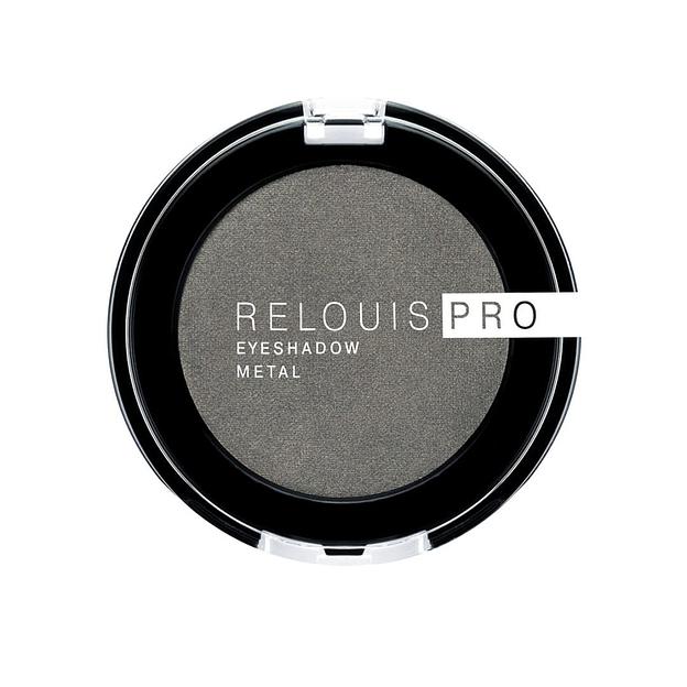 Relouis tени для век eyeshadow metal 55 anthracite фото 1