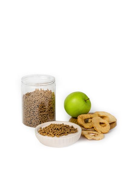 Гранулы из сушёных яблок фото 1