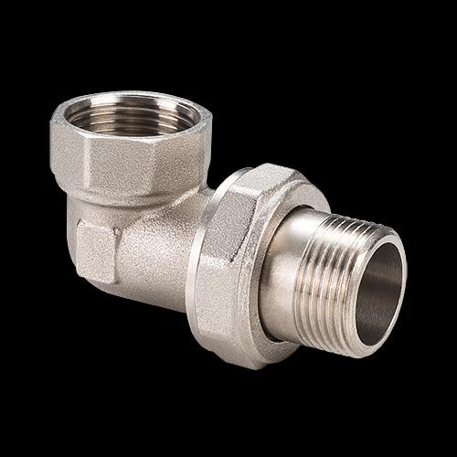 Сгон разъемный ВН 1' угловой (американка), никелированный фото 1