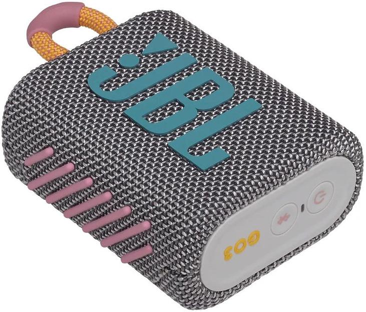 Колонка порт. JBL GO 3 серый 4.2W 1.0 BT 10м (JBLGO3GRY) фото 6