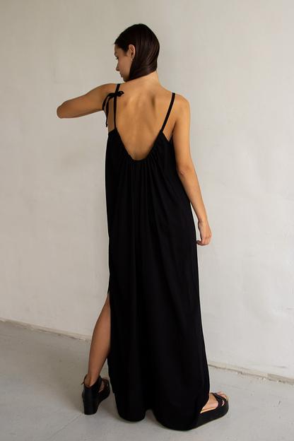 Сарафан длинный  TROPIC025/02/Черный  фото 6