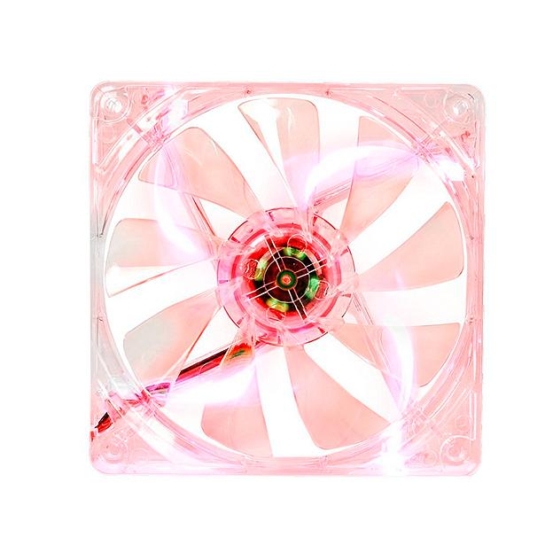 Кулер для компьютерного корпуса Thermaltake Pure 12 LED DC Fan Red фото 1