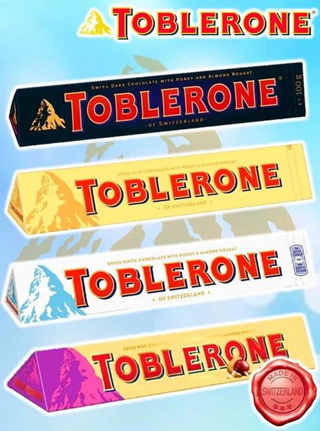 Шоколад Тоблерон набор 4×100 г ОПТ фото 1
