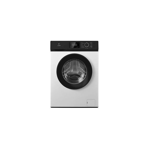 Стиральная машина LEX LWM08012WBLID, с фронтальной загрузкой, с паром, 8кг, 1200об/мин, инверторная фото 1