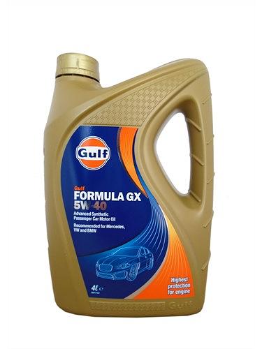 Моторное масло для легковых автомобилей Gulf Formula GX 5W-40 4 л фото 1