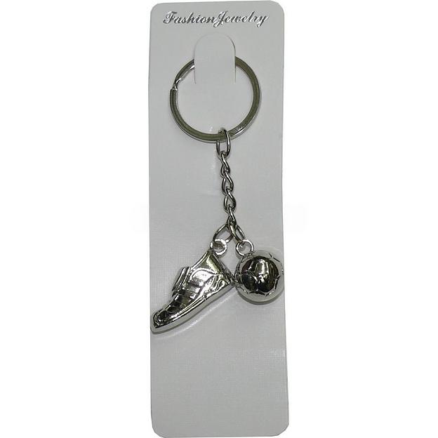 Брелок металл «Бутса и мяч» ОПТ фото 1