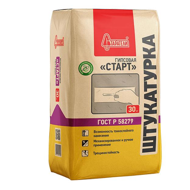 Старатели Штукатурка гипсовая Старт, 30кг фото 1