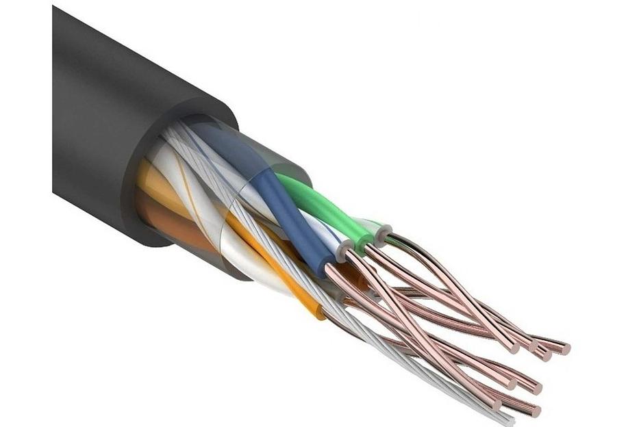 Кабель витая пара UTP 4PR 24AWG, CAT5e наружный (OUTDOOR) (бухта 305 м), REXANT фото 1