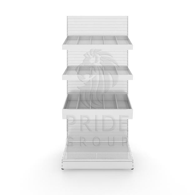 Стеллаж кондитерский 1000x500x2250 3 лотка фото 1