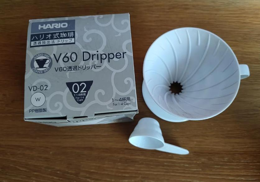 Воронка для кофе Hario Coffee Dripper V60 02 пластиковая белая ОПТ фото 2