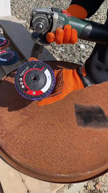 Зачистной круг Strip IT 125x15xM14 фиолетовый SiC Extra coarse карбид-кремния ОПТ фото 5