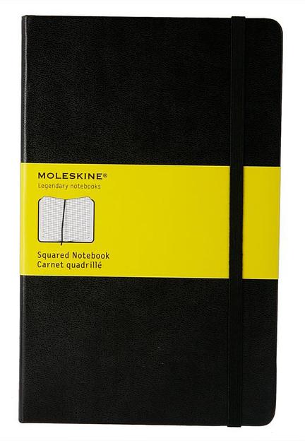 Блокнот Moleskine CLASSIC QP061 Large 130х210мм 240стр. клетка твердая обложка черный фото 4