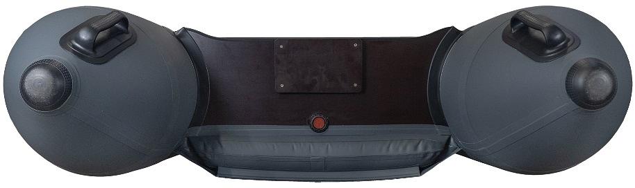 Лодка Барс 3400 НДНД, габариты: 3400*1540*420 мм., цвет: графит-черный фото 6