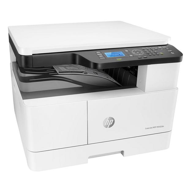 МФУ лазерный HP LaserJet Pro M442dn (8AF71A) A3 Net белый/черный фото 2