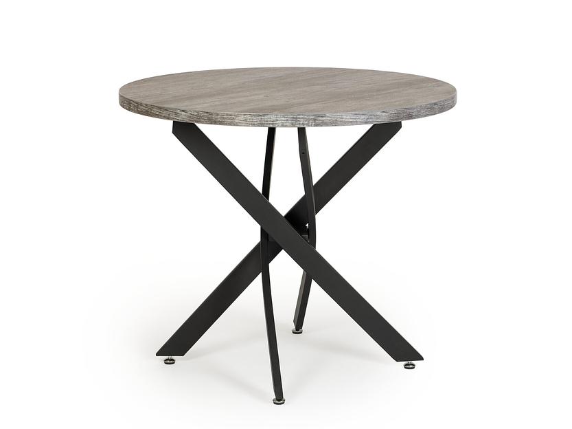 Стол Сингапур 90×90×75 см чёрный муар, сосна пасадена фото 3