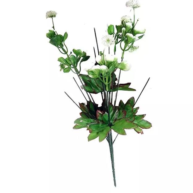 Подбукетник на 7 голов 9 листов + 5 добавок 45см 238-085с/269 фото 1