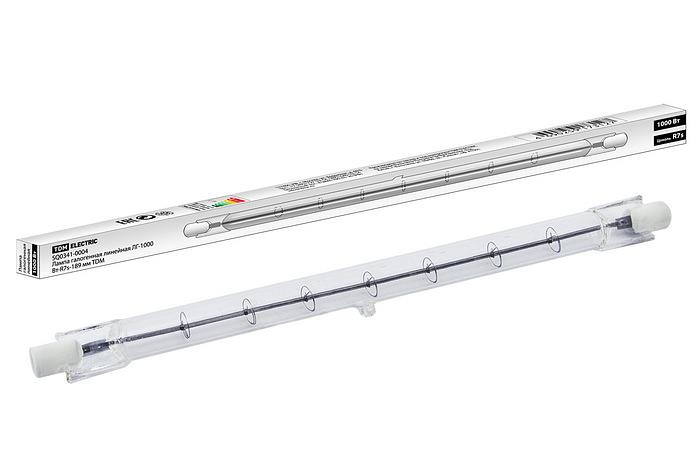 Лампа галогенная линейная ЛГ-1000 Вт-R7s-189 мм TDM фото 1