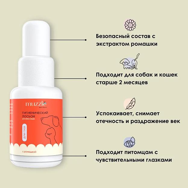 Гигиенический лосьон для глаз собак и кошек 30 мл ОПТ фото 2