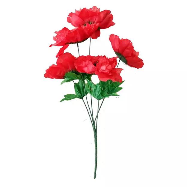 Букет с пионами 5 голов 57см 379-508 фото 2