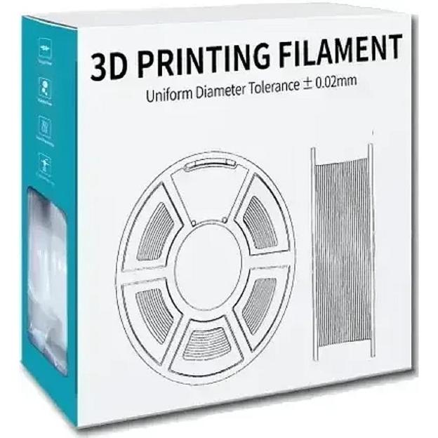 Филамент NVPRINT PLA+ Trasparent White для 3D печати диаметр 1.75мм длина 330 метров масса 1 кг фото 1