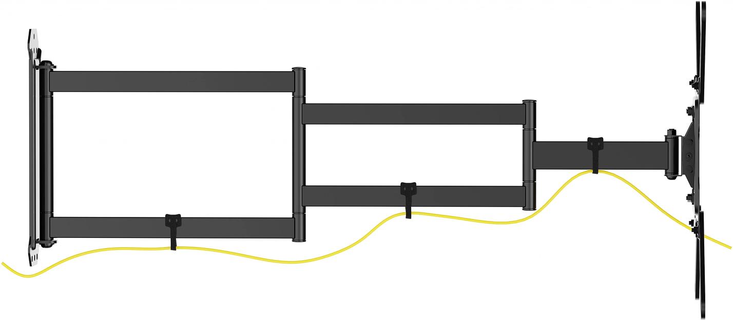 Кронштейн для телевизора Ultramounts UM959 черный 23"-65" макс.35кг настенный поворот и наклон фото 3