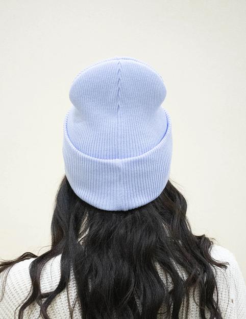 Шапка лопата голубая ОПТ фото 3