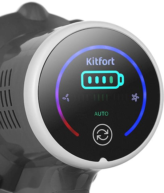 Пылесос Kitfort КТ-5341 230Вт серый/белый фото 4