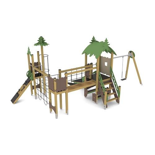 Игровой комплекс «Наш Двор», серия Сибирь, артикул S1302 фото 1