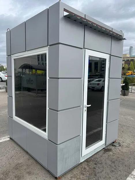 Охранный пост 2х2 м, отделка из полимерной кассеты фото 1