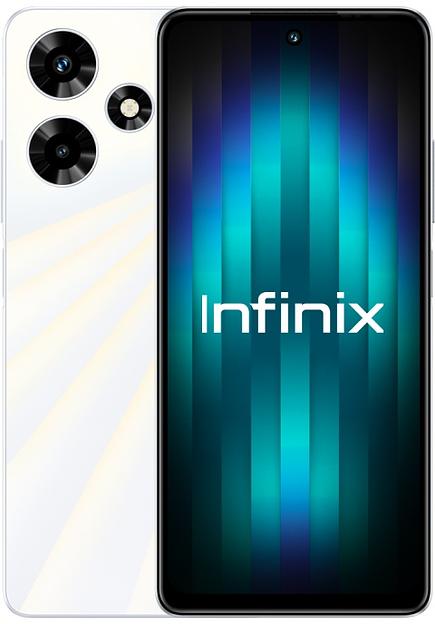 Смартфон Infinix X6831 Hot 30 128Gb 8Gb белый моноблок 3G 4G 2Sim 6.78" 1080x2460 Android 13 50Mpix 802.11 a/b/g/n/ac NFC GPS GSM900/1800 GSM1900 TouchSc FM microSD max1024Gb фото 1