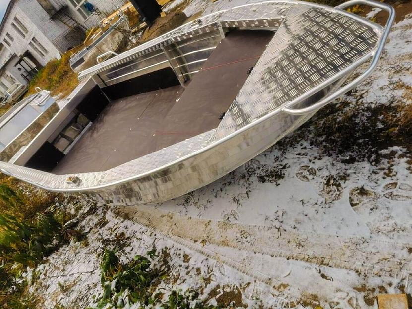 Алюминиевая лодка Тактика 430 РМ, 420*160*70 мм фото 6