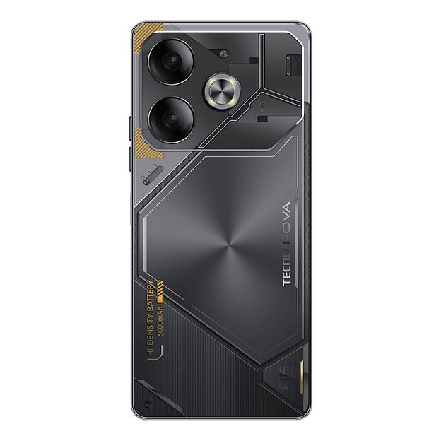 LI7 POVA 6 256+12 Meteorite Grey, 6.78" Asahi Glass, 20:9, 2436 x 1080 Mpix, 2.2GHz, 8 Core, 12GB RAM, 256GB, up to 1TB flash, 108Мп+AI/32Мп, 2 Sim, 4G, BT v5.3, WiFi 802.11 b/g/n, GPS/AGPS, GLONASS, NFC, Type-C, 6000mAh, Android 14, 225g, 165,5 ммx76.13 фото 3